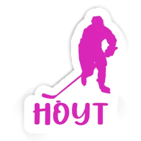 Sticker Hoyt Hockey Player Image