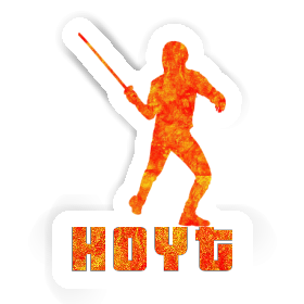 Sticker Hoyt Fencer Image