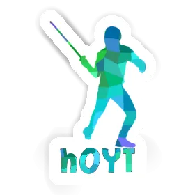 Fencer Sticker Hoyt Image