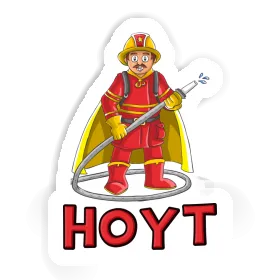 Firefighter Sticker Hoyt Image