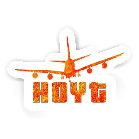 Autocollant Hoyt Avion Image
