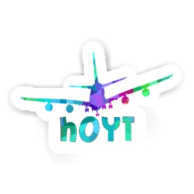 Hoyt Sticker Airplane Image