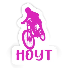 Hoyt Sticker Freeride Biker Image