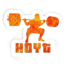 Hoyt Sticker Gewichtheber Image