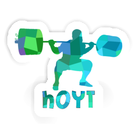 Hoyt Sticker Weightlifter Image
