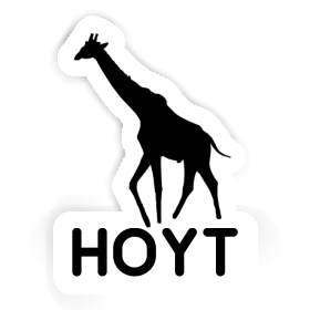 Autocollant Girafe Hoyt Image