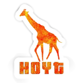 Hoyt Autocollant Girafe Image