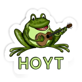 Grenouille à guitare Autocollant Hoyt Image
