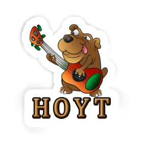 Hoyt Sticker Gitarrenhund Image