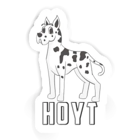 Great Dane Sticker Hoyt Image