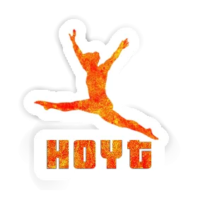Autocollant Gymnaste Hoyt Image