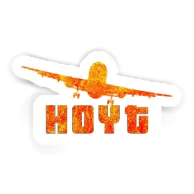 Sticker Flugzeug Hoyt Image