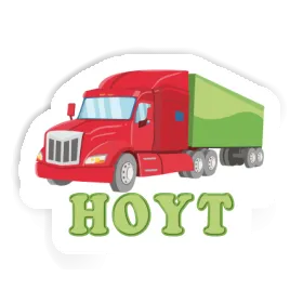 Hoyt Autocollant Camion Image