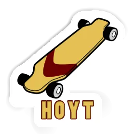 Hoyt Sticker Longboard Image