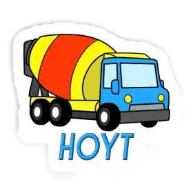Sticker Mixer Truck Hoyt Image