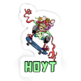 Sticker Skateboarder Hoyt Image