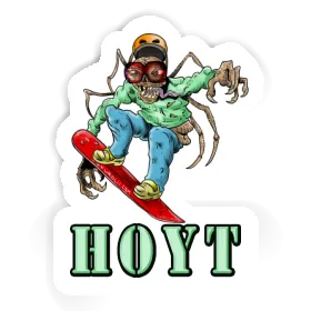 Snowboarder Sticker Hoyt Image