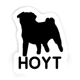 Aufkleber Mops Hoyt Image