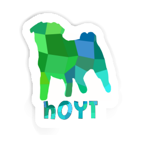 Sticker Hoyt Pug Image