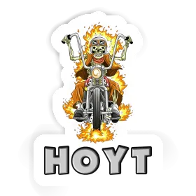 Aufkleber Hoyt Motorradfahrer Image