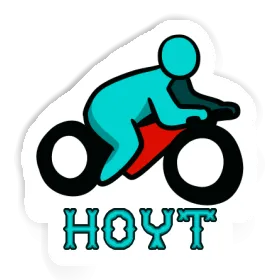 Hoyt Sticker Motorradfahrer Image