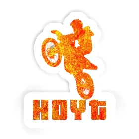 Hoyt Autocollant Motocrossiste Image