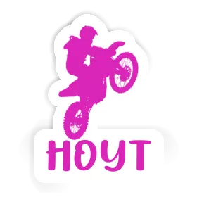 Hoyt Sticker Motocross Rider Image