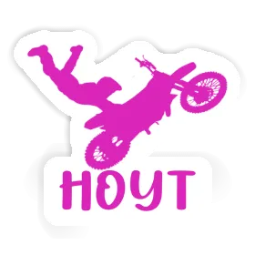 Motocross Rider Sticker Hoyt Image