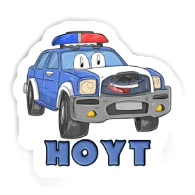 Police Car Sticker Hoyt Image