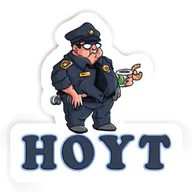 Autocollant Policier Hoyt Image
