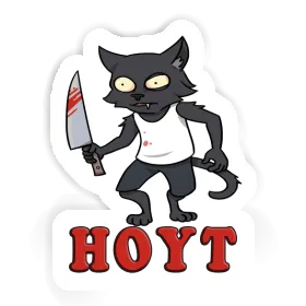 Sticker Hoyt Psycho-Katze Image