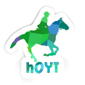 Sticker Horse Rider Hoyt Image