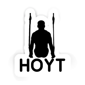 Autocollant Gymnaste aux anneaux Hoyt Image