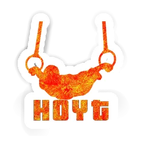 Ring gymnast Sticker Hoyt Image