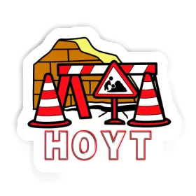 Hoyt Sticker Road Construction Image