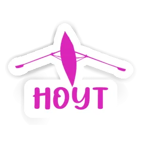 Hoyt Sticker Rowboat Image