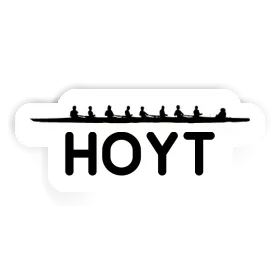 Bateau à rames Autocollant Hoyt Image