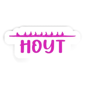 Hoyt Sticker Rowboat Image