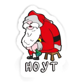 Weihnachtsmann Aufkleber Hoyt Image