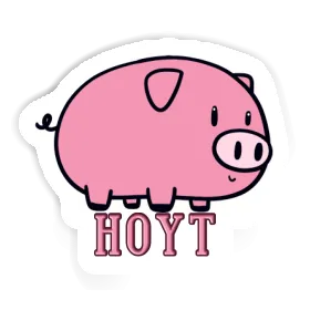 Aufkleber Schwein Hoyt Image