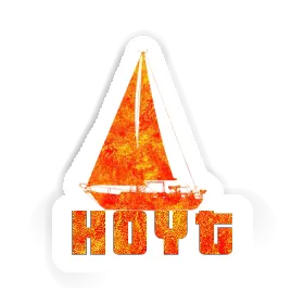 Segelboot Sticker Hoyt Image