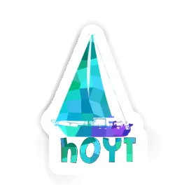 Hoyt Aufkleber Segelboot Image