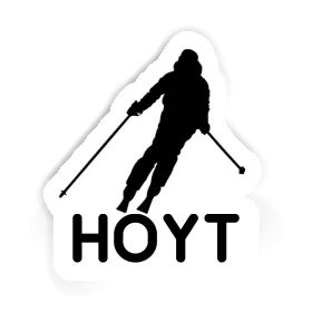 Hoyt Aufkleber Skifahrerin Image
