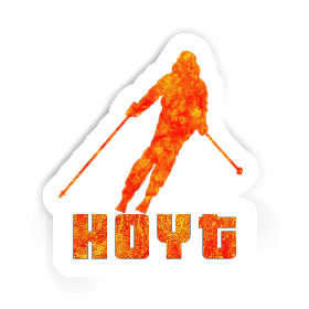 Sticker Skier Hoyt Image