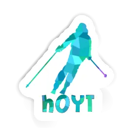 Aufkleber Hoyt Skifahrerin Image