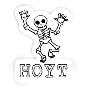 Hoyt Autocollant Squelette Image