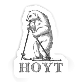 Skier Sticker Hoyt Image