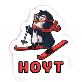 Hoyt Sticker Skifahrerin Image