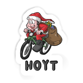 Hoyt Sticker Cyclist Image
