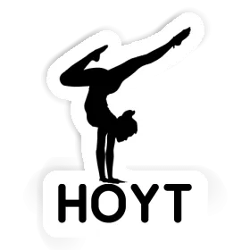 Aufkleber Hoyt Yoga-Frau Image